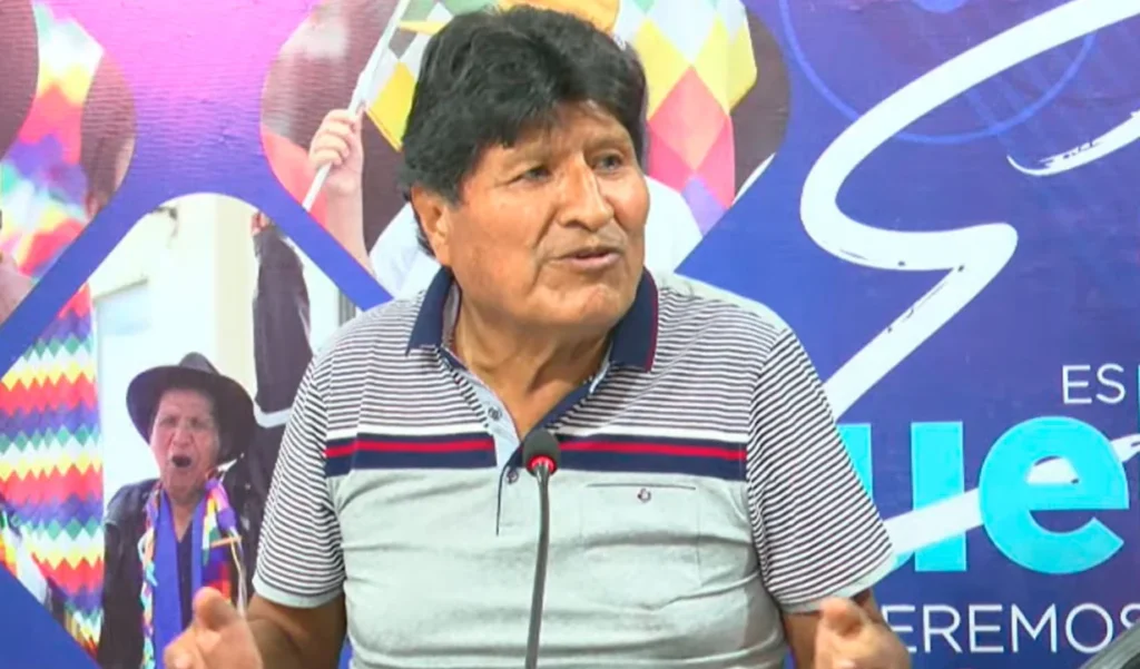 Evo Morales cuestiona ampliación del estado de excepción y advierte sobre posible detención