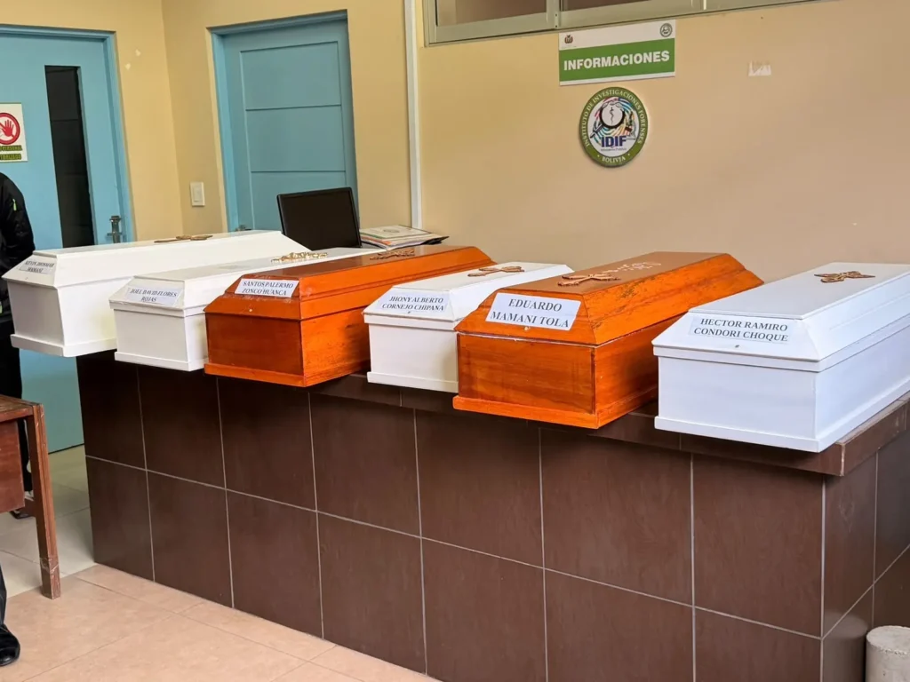 Explosión en Viacha: Ministerio Público entrega a familias los restos de seis militares identificados mediante pericia genética